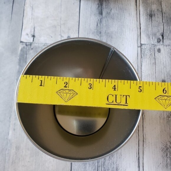 3 Black and Gold Metal Pant Pots - Picture 5 of 6